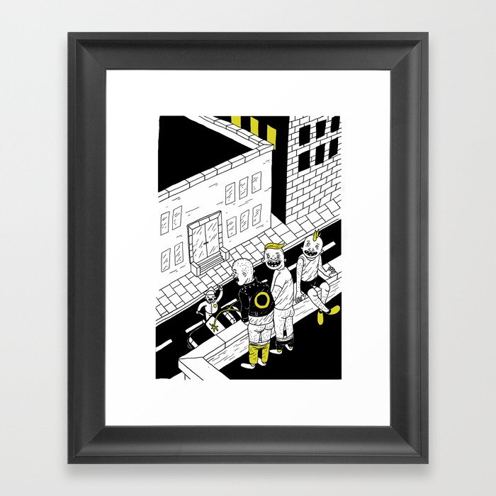 WILD IN THE STREETS Framed Art Print