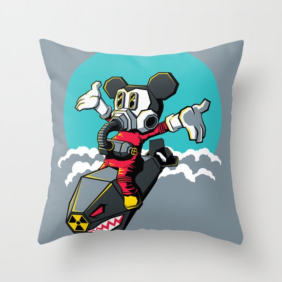 Dr. Strangemouse Throw Pillow