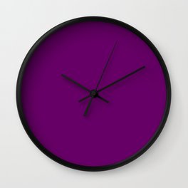 Mix-and-Match Violet Wall Clock | Match, Mix And Match, Digital, Violet, Solid, Purple, Coordinate, Coordinated, Curated, Mixandmatch 
