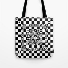 Magic Chessboard Tote Bag