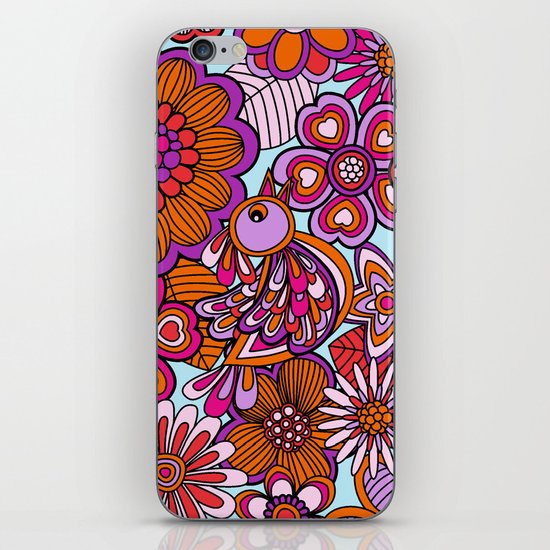 Welcome birds to my garden. iPhone Skin