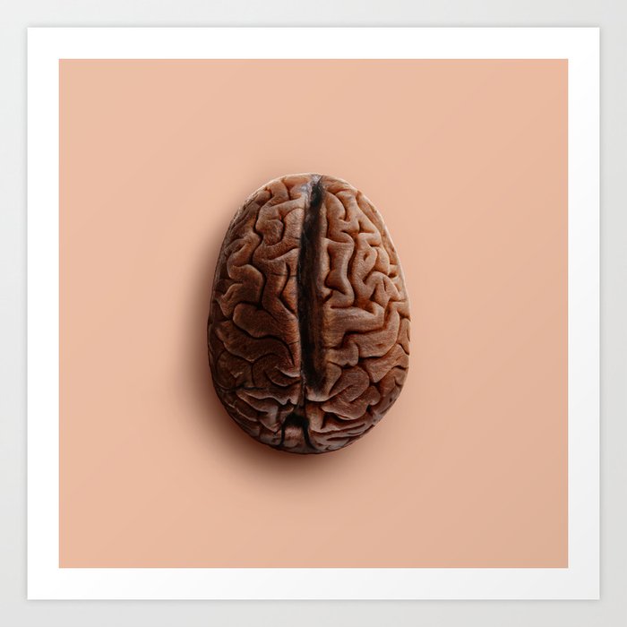 Brain Bean Art Print