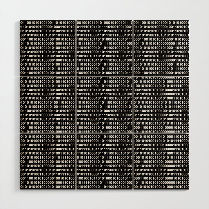 Binary Code In Dos Wood Wall Art By Brucestanfieldartistpatterns Society6 Check out our binary wall art selection for the very best in unique or custom, handmade pieces from our prints shops. society6
