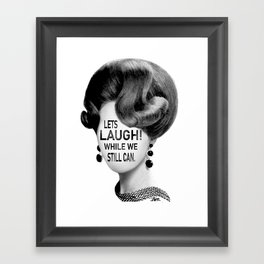 laugh Framed Art Print