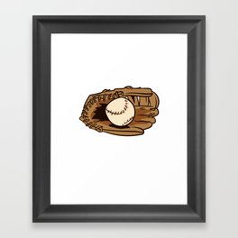 Life Is Baseball Season Framed Art Print