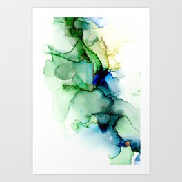 Kelly Curves Royal Bursts Art Print