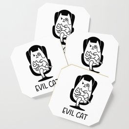 Evil Cat Coaster