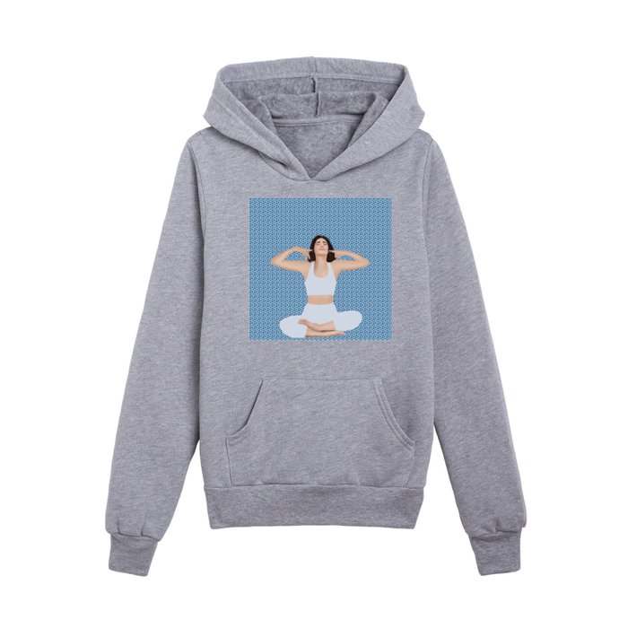 Yoga - Harmony Amidst the Noise Kids Pullover Hoodie