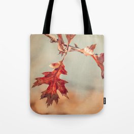 Cape Cod Oak Leaves in Autumn Tote Bag