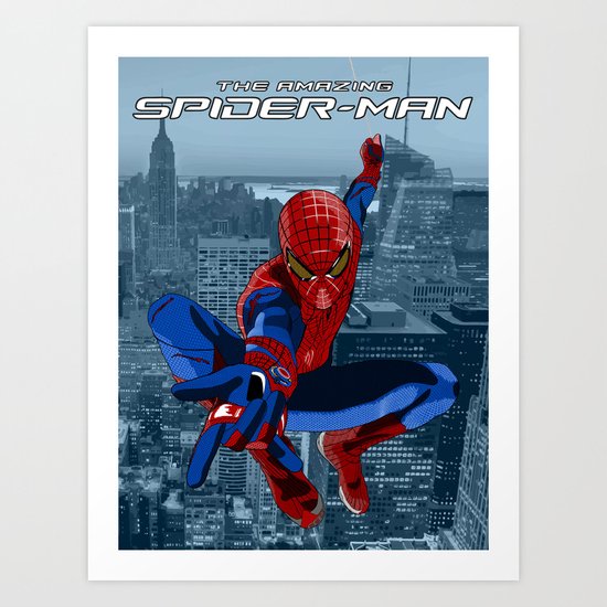 Amazing Spider-Man (Film Title) Art Print
