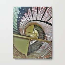 Lighthouse Spiral Staircase Metal Print | Capeblanco, Photo, Lighthouse, Sturcture, Digital, Spiral, Architecture, Oregon 