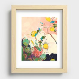 lemon tree Recessed Framed Print