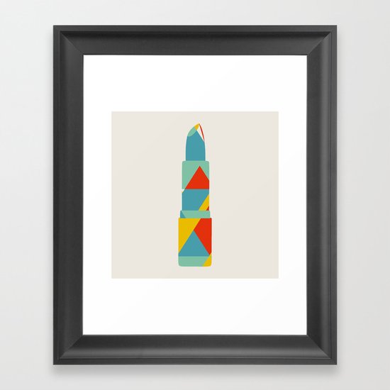 Lipstick Hues Framed Art Print