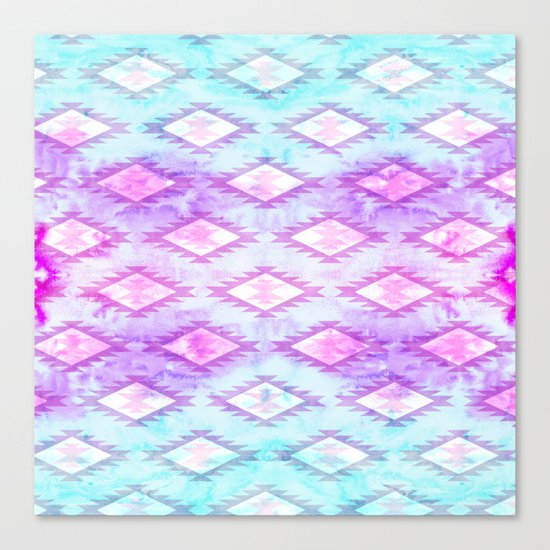 Watercolor Navaho Canvas Print