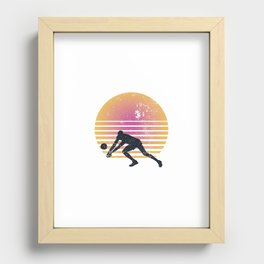 Volleyball Player Volleyball Recessed Framed Print