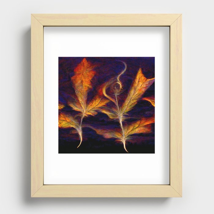 Autumn Leaves Recessed Framed Print