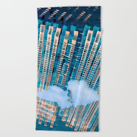 Cybernetic Memory 20-08-16-Menchulica Beach Towel