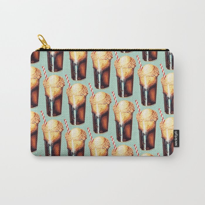 Root Beer Float Pattern Carry-All Pouch