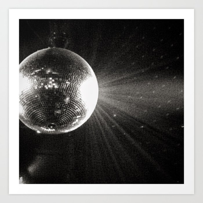 shiny disco ball Kunstdrucke shiny disco ball Kunstdrucke
