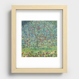 Gustav Klimt - Apple Tree Recessed Framed Print