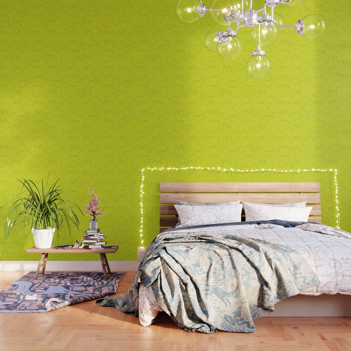 Green Slime Wallpaper By Bombadda Society6