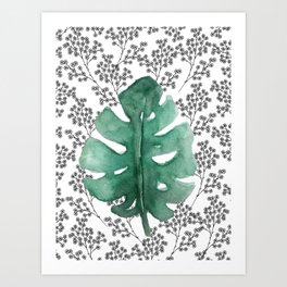 Floral / Leaf Design Art Print