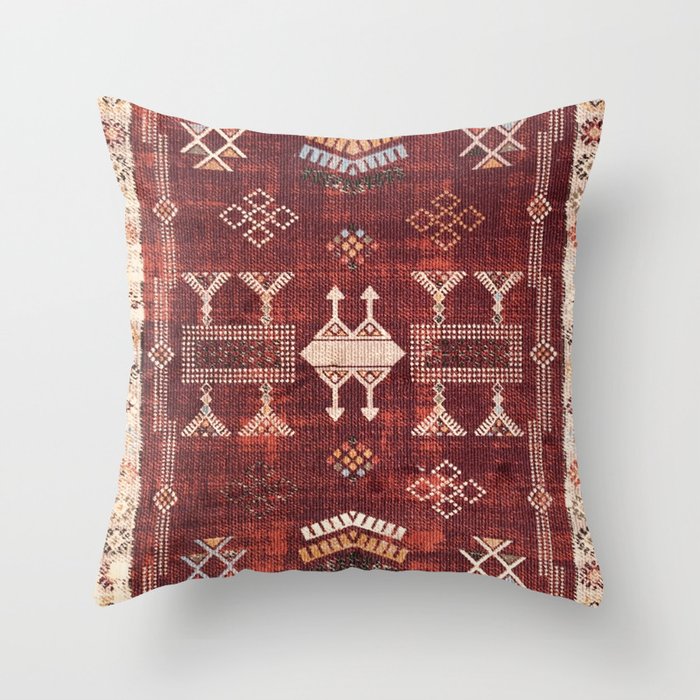 N252 - Bohemian Oriental Heritage Berber Moroccan Style Throw Pillow