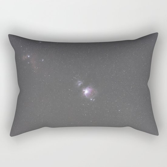 Orion Running Man flame and Horsehead Nebula's Rectangular Pillow