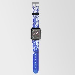 bright blue weeping willow tree cyanotype Apple Watch Band