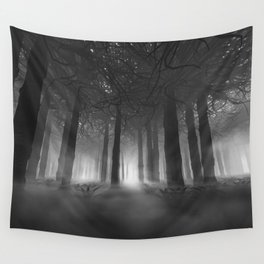 Soul of the Forest B&W Wall Tapestry