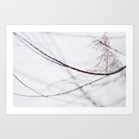 Winter Minimalism Art Print