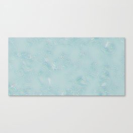 Blue Water Shapes Canvas Print
