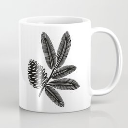 Pine Cone minimalist Xmas winter decor art Coffee Mug