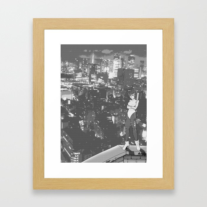 From the top Framed Art Print