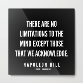 39  | Napoleon Hill Quote Series  | 190614 Metal Print | Quote, Advice, Poor, Advise, Believe, Entrpreneurship, Napoleonhill, Desire, Business, Mind 