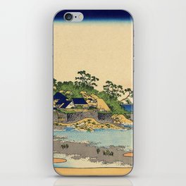 Katsushika Hokusai - Enoshima in Sagami Province iPhone Skin