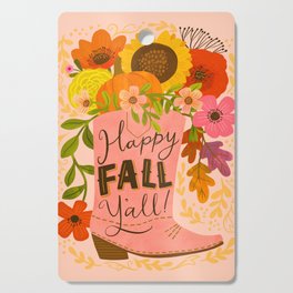 Happy Fall Y'All Cutting Board