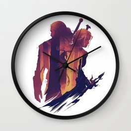 Geralrt and Ciri - The Witcher Wall Clock