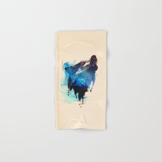 Alone as a wolf Hand & Bath Towel