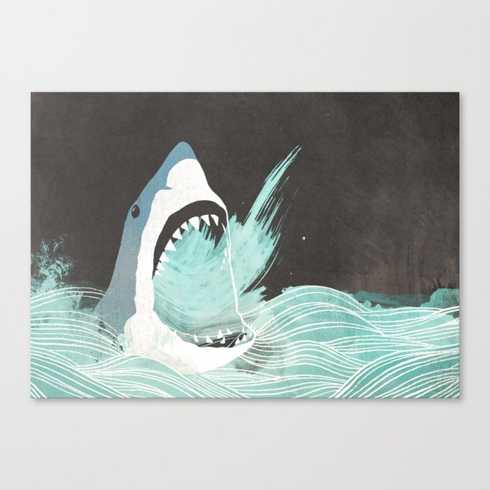 Great White Canvas Print
