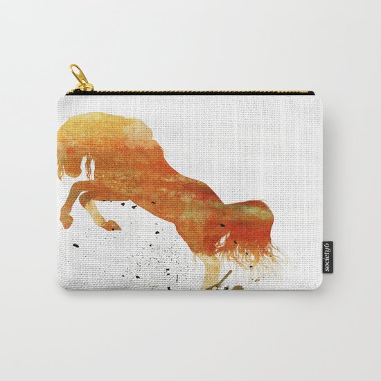 HORSES -Wild mountain pony Carry-All Pouch