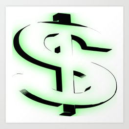 Money Dollar Sign Art Print | Go, Dollar, Round, Mugs, Coffee, Sign, Currentcy, Love, Money, Rich 