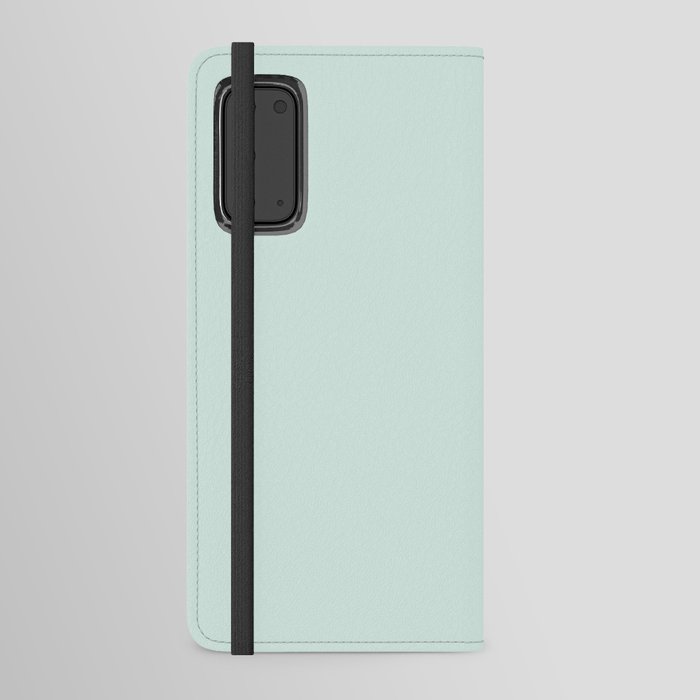 Pastel Mint Solid Color Android Wallet Case