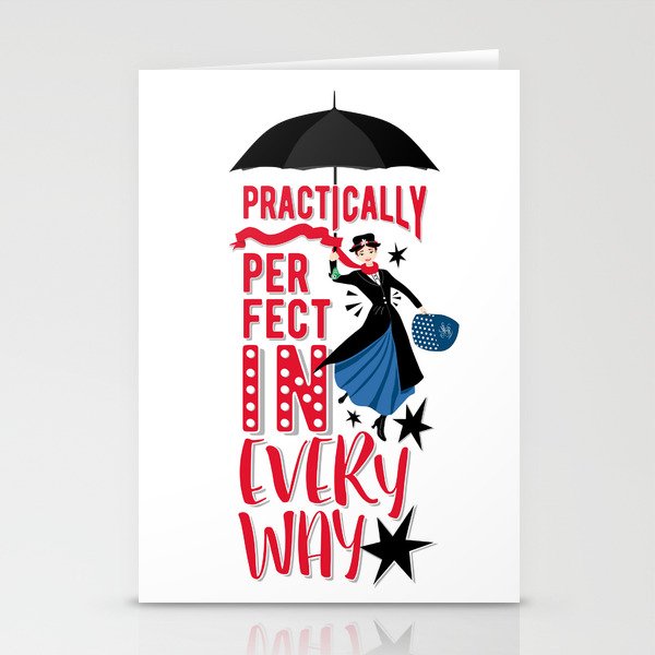 Mary Poppins Quote Stationery Cards