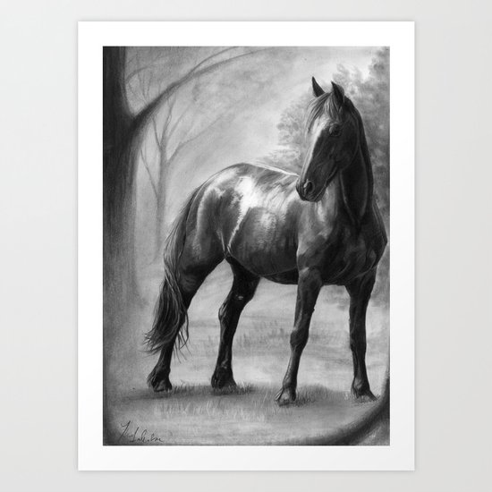 Horse V Art Print