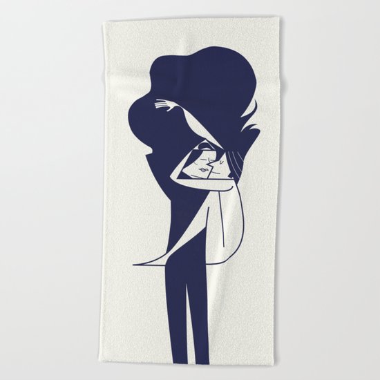 Give love a chance Beach Towel