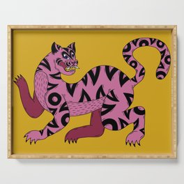 Modern Korean Tiger illustration Serving Tray