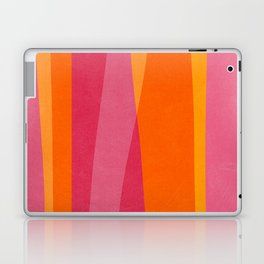 Orange Hot Pink Yellow Bright Modern Artwork Laptop Skin