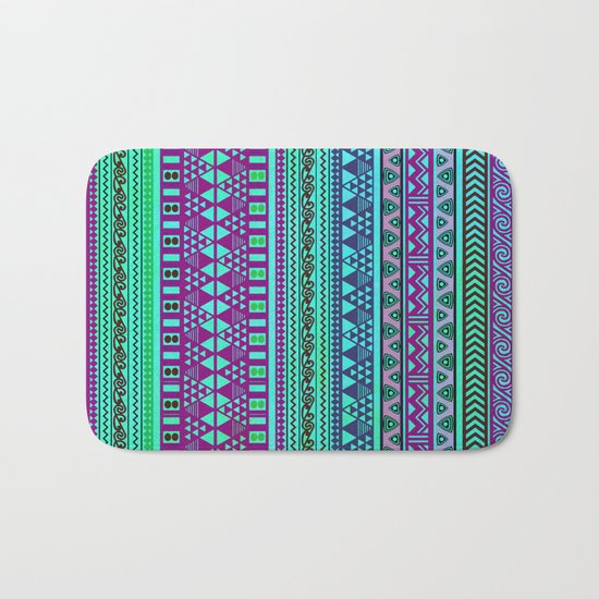 Inspired Aztec Pattern 4 Bath Mat