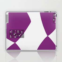 Abstract shapes color grid 7 Laptop Skin